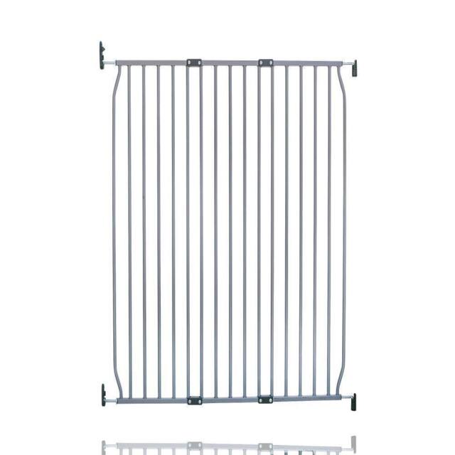 Safetots Extra Tall Natural Screw Fit Baby Gate Screw Fit Baby Gate 100cm Tall in Grey - Size: 90 cm - 100 cm - image 1