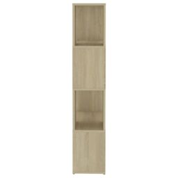 Berkfield Home Book Cabinet Room Divider Sonoma Oak 60x24x124.5 cm Engineered Wood in Brown - thumbnail 6
