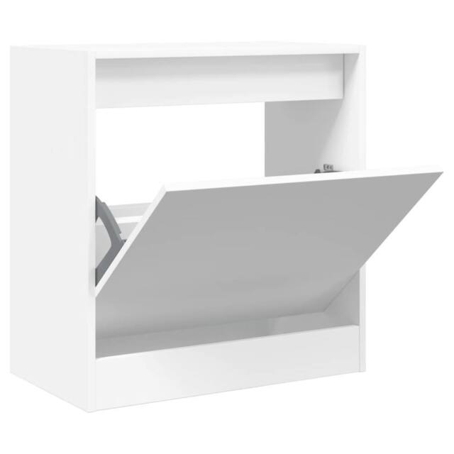 Berkfield Home Shoe Cabinet White 60x34x63.5 cm Engineered Wood - image 1