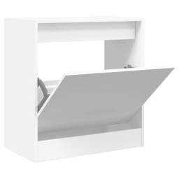 Berkfield Home Shoe Cabinet White 60x34x63.5 cm Engineered Wood - thumbnail 1
