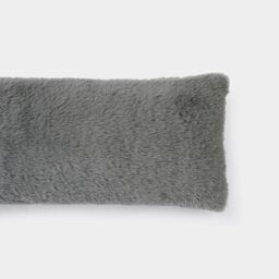 OHS Faux Fur Fleece Draft Excluder Window Insulation Weather Draught Door Stopper in Charcoal - thumbnail 5