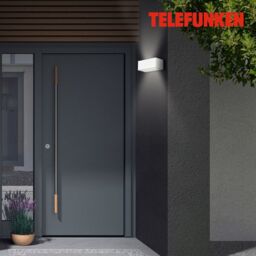 TELEFUNKEN White 12W LED Outdoor Wall Light - thumbnail 4