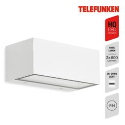 TELEFUNKEN White 12W LED Outdoor Wall Light - thumbnail 3