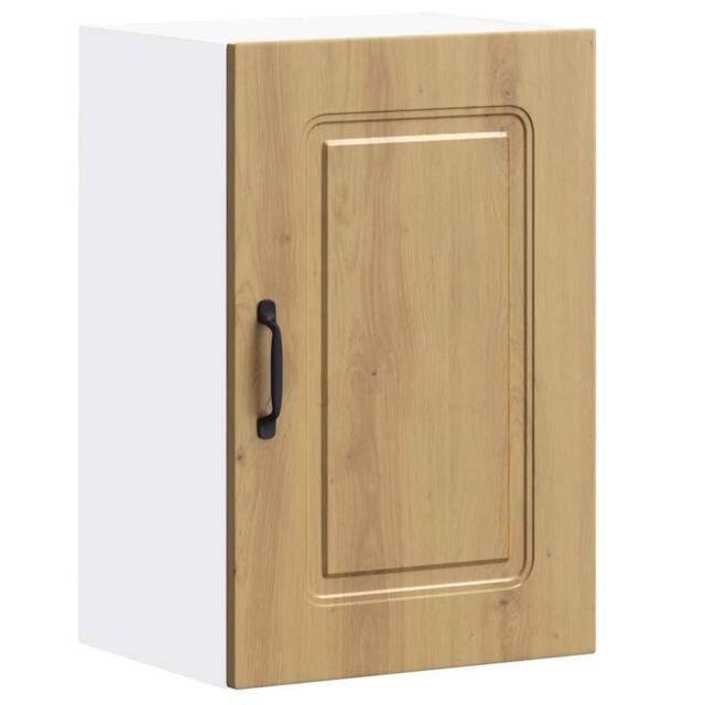 Berkfield Home Kitchen Wall Cabinet Kalmar Artisan Oak Engineered Wood in Brown - image 1