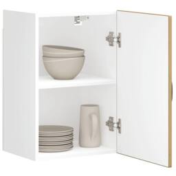 Berkfield Home Kitchen Wall Cabinet Kalmar Artisan Oak Engineered Wood in Brown - thumbnail 2