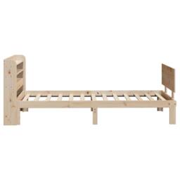 Berkfield Home Beautiful Bed Frame with Headboard without Mattress 90x200 cm in Light Tan - thumbnail 5