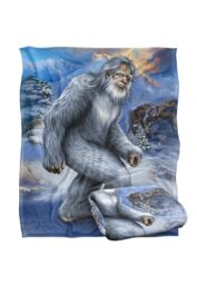 JQ Licensing En Yeti Abominable Snowman Silky Touch Super Soft Throw Blanket 152 X 127 cm in White - thumbnail 2