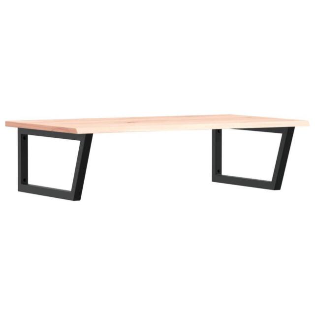 Berkfield Home Basin Shelf Wall Mounted Steel & Solid Wood Oak in Brown - image 1