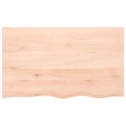 Berkfield Home Basin Shelf Wall Mounted Steel & Solid Wood Oak in Brown - thumbnail 8