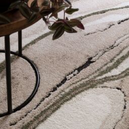 The Rug Shop UK Abstract Modern Stain Resistant Beige Easy To Clean Area Rug - Size: 200 cm x 290 cm - thumbnail 2