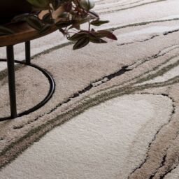 The Rug Shop UK Abstract Modern Stain Resistant Beige Easy To Clean Area Rug - Size: 200 cm x 290 cm - thumbnail 3