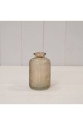 KDMD Smokey Brown Dimpled Glass Bottle - thumbnail 1