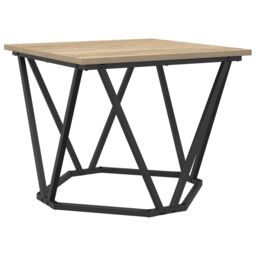 Berkfield Home Coffee Table iron PB in Brown - thumbnail 5