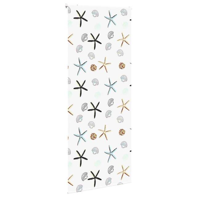 Berkfield Home Shower Roller Blind 110x240 cm Fabric Width 106 cm in White - image 1