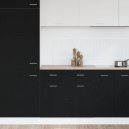 Berkfield Home Cabinet with Drawer in Black Oak, 80x46x81.5 cm, Made of Engineered Wood - Size: 80x46x81.5 cm - thumbnail 4