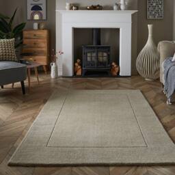 Esselle Esme Medium Wool Rug in Stone - Size: 120 cm x 170 cm - thumbnail 2