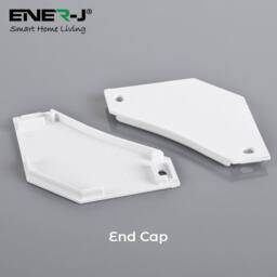 ENER-J Pack of 2 Gypsum LED Cove Light 45 Degree Corner Aluminum Profile 1 Me in White - thumbnail 4