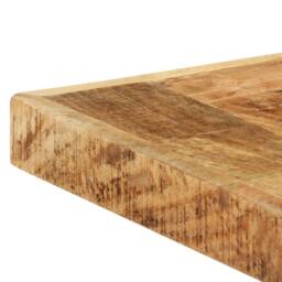 Berkfield Home Dining Table 200x100x75 cm Solid Mango Wood in Brown - Size: 200 x 100 x 75 cm - thumbnail 5