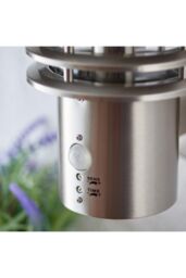Netlighting Louvre Pir 1 Light Outdoor Wall Brushed Stainless Steel IP44 E27 in Grey - thumbnail 5