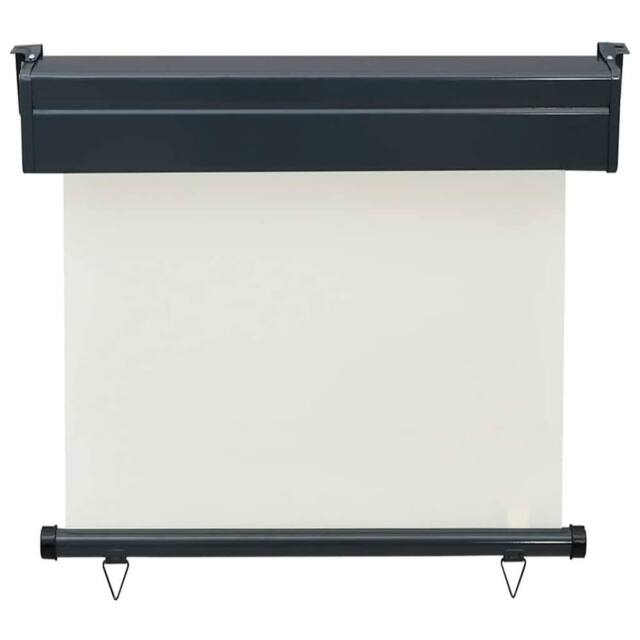 Berkfield Home Stylish Balcony Side Awning 85x250 cm Cream - image 1