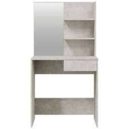 Berkfield Home Modern Dressing Table Set Concrete Grey 74.5x40x141 cm - thumbnail 6