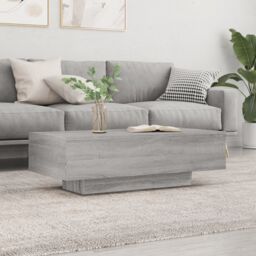 Berkfield Home Coffee Table Grey Sonoma 100x49.5x31 cm Engineered Wood - thumbnail 1