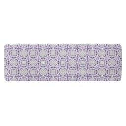 Benjamin Tate Design Purple Brilliant Boho Runner Rug in Natural - Size: 67 cm x 230 cm - thumbnail 1