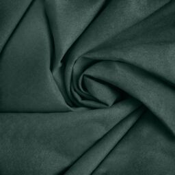 Luxury Living Velvet Chenille Eyelet Curtains Ready Made Pair in Green - Size: 142 cm width x 137 cm drop - thumbnail 2
