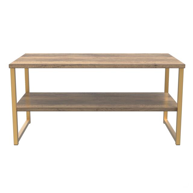 Ready Assembled 2 U Tamworth XXL Coffee Table 1000x500 (Ready Assembled) in Dark Brown - image 1