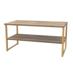 Ready Assembled 2 U Tamworth XXL Coffee Table 1000x500 (Ready Assembled) in Dark Brown - thumbnail 3