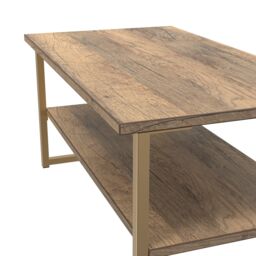 Ready Assembled 2 U Tamworth XXL Coffee Table 1000x500 (Ready Assembled) in Dark Brown - thumbnail 5