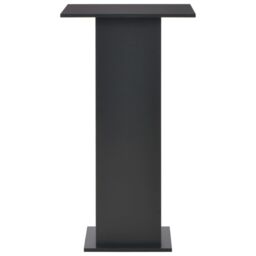 Berkfield Home Bar Table Black 60x60x110 cm - Size: 60 x 60 x 110 cm - thumbnail 3