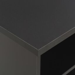 Berkfield Home Bar Table Black 60x60x110 cm - Size: 60 x 60 x 110 cm - thumbnail 4