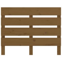 Berkfield Home Headboard Honey Brown 100x3x80 cm Solid Wood Pine - Size: 100 x 3 x 80 cm - thumbnail 3