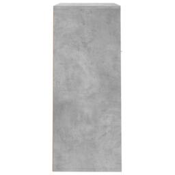 Berkfield Home Shoe Cabinet Concrete Grey 60x35x84 cm Engineered Wood - Size: 60 x 35 x 84 cm - thumbnail 8