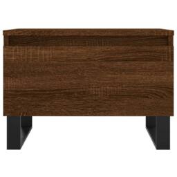 Berkfield Home Modern Coffee Tables 2 pcs Brown Oak 50x46x35 cm Engineered Wood - Size: 50 x 46 x 35 cm - thumbnail 6