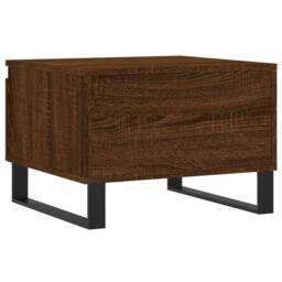 Berkfield Home Modern Coffee Tables 2 pcs Brown Oak 50x46x35 cm Engineered Wood - Size: 50 x 46 x 35 cm - thumbnail 9