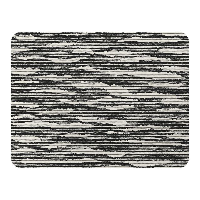 Benjamin Tate Design Grunged Stripes Blanket in Natural - Size: 120 cm x 150 cm - image 1