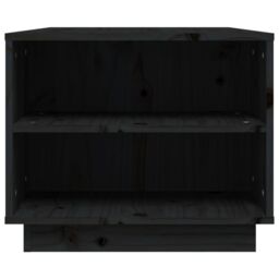 Berkfield Home Coffee Table Black 90x49x40.5 cm Solid Wood Pine - thumbnail 6