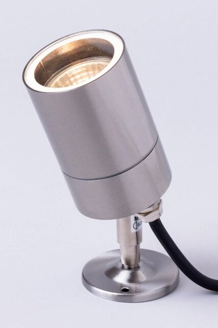 BHS Lighting Jared Steel Outdoor Spike Light in Metallic Silver - image 1