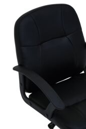 Orsina Comfortable Black Small Home Office Chair, Ergonomic Work From Home Chair, Movable Ergonomic Office Chair - thumbnail 6