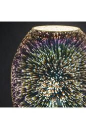 Netlighting Stellar 1 Light Table Lamp Chrome Holographic Glass Chrome Plate E14 in Clear - thumbnail 4