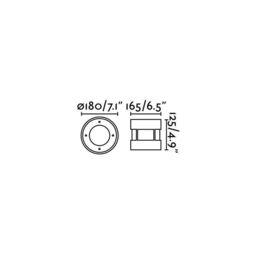 Netlighting Suria LED Outdoor Recessed Spotlight Narrow Beam Angle Matt Nickel IP67 in Grey - thumbnail 2