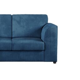 Furnishings For Less UK Luxor Jumbo Cord Fabric 2 Seater Sofa - Fullback in Blue - thumbnail 4