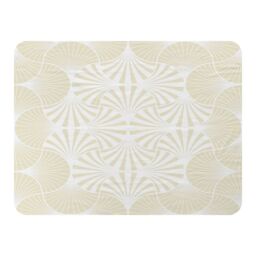 Benjamin Tate Design Golden Star Ornament Blanket in Natural - Size: 120 cm x 150 cm - thumbnail 1