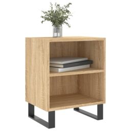 Berkfield Home Bedside Cabinets 2 pcs Sonoma Oak 40x30x50 cm Engineered Wood in Brown - Size: 40 x 30 x 50 cm - thumbnail 3