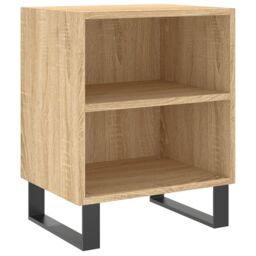 Berkfield Home Bedside Cabinets 2 pcs Sonoma Oak 40x30x50 cm Engineered Wood in Brown - Size: 40 x 30 x 50 cm - thumbnail 4