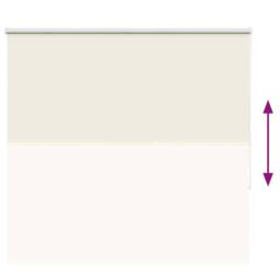 Berkfield Home Roller Blind Blackout Coffee 125x130 cm Fabric Width 121.6 cm Pol… in Off-White - thumbnail 9