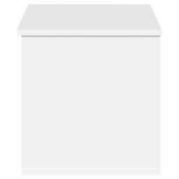 Berkfield Home Storage Box White 90x35x35 cm Engineered Wood - Size: 90 x 35 x 35 cm - thumbnail 5