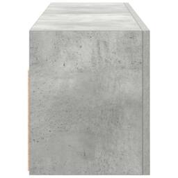 Berkfield Home Bathroom Wall Cabinet Concrete Grey 100x25x30 cm Engineered Wood - Size: 100 x 25 x 30 cm - thumbnail 7